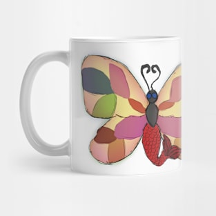 Mermaid-Tailed Butterfly: An Enchanting Dream Mug